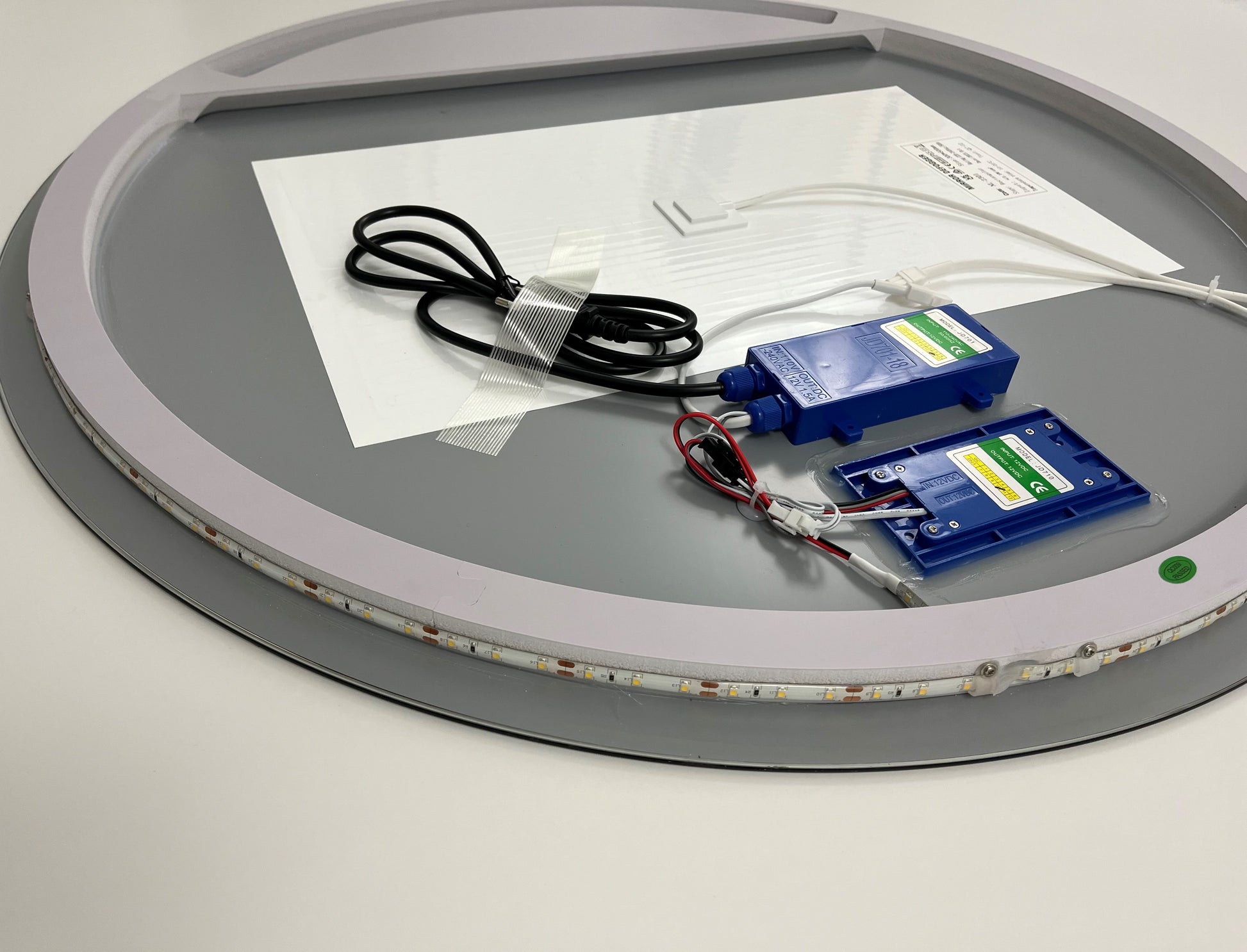 Badkamerspiegel 100cm LED, touch knop, anti-condens - WDtegels