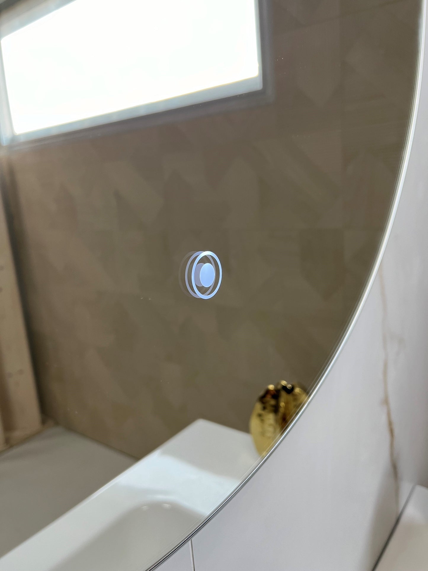 Badkamerspiegel 100cm LED, touch knop, anti-condens - WDtegels