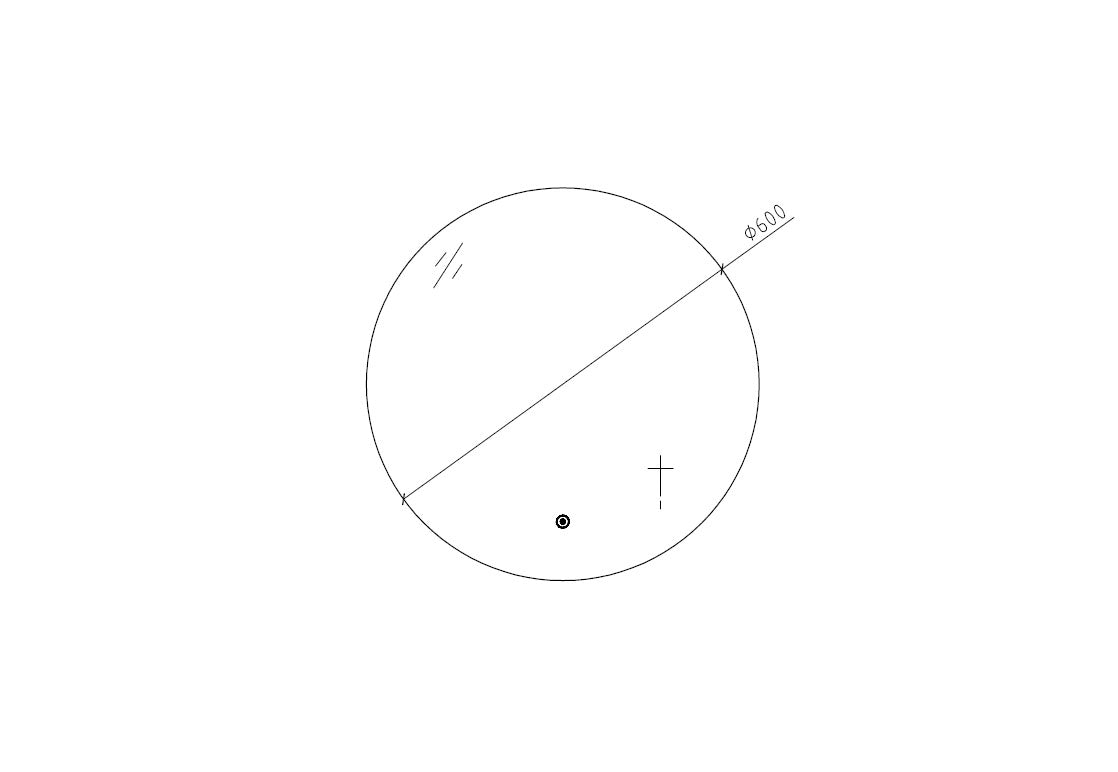 Badkamerspiegel 60cm LED, touch knop, anti-condens - WDtegels