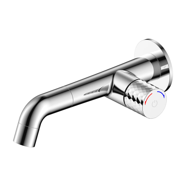 Aloni Flow Wastafelmengkraan | Drukknop | Inbouw | Chroom