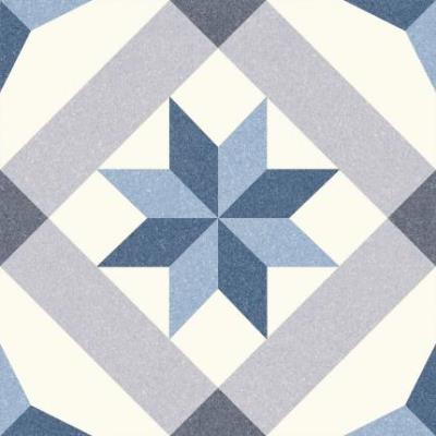 Azulejo para suelo y pared Menton Blue 25x25