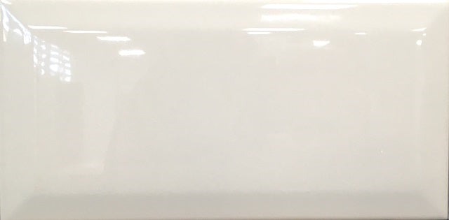 Wandtegel Metro Creme glans 10x20