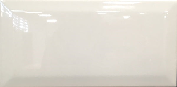 Wandtegel Metro Creme glans 10x20