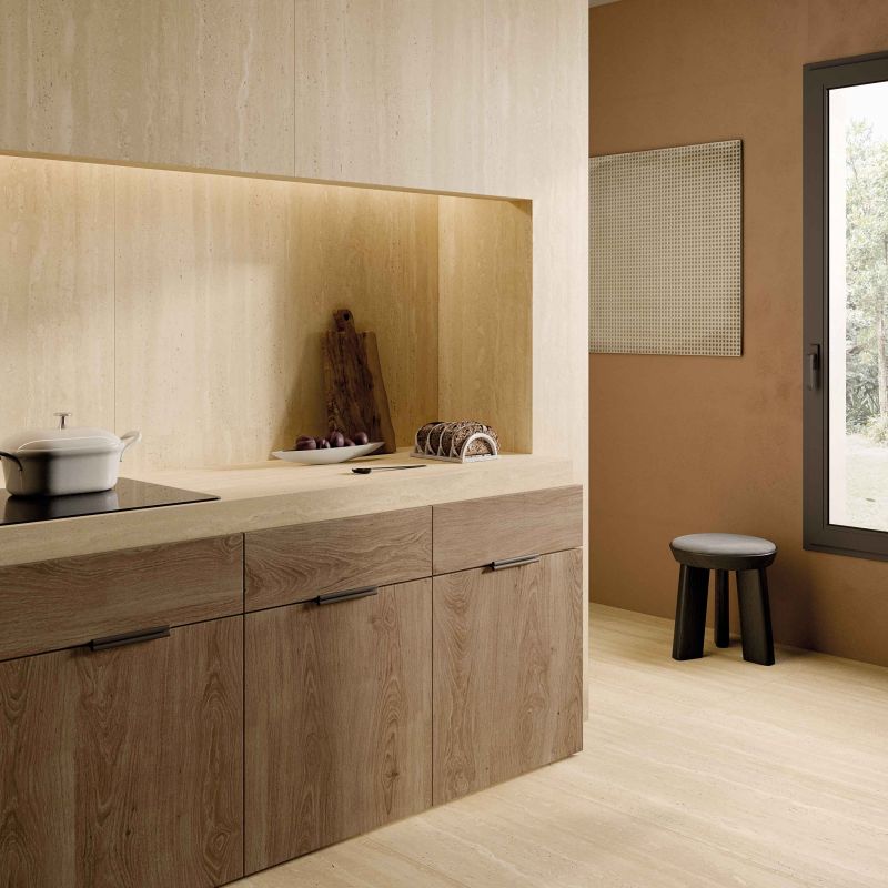 Vloer- en wandtegel Milano Cream Antic 120x120 rett - foto 3