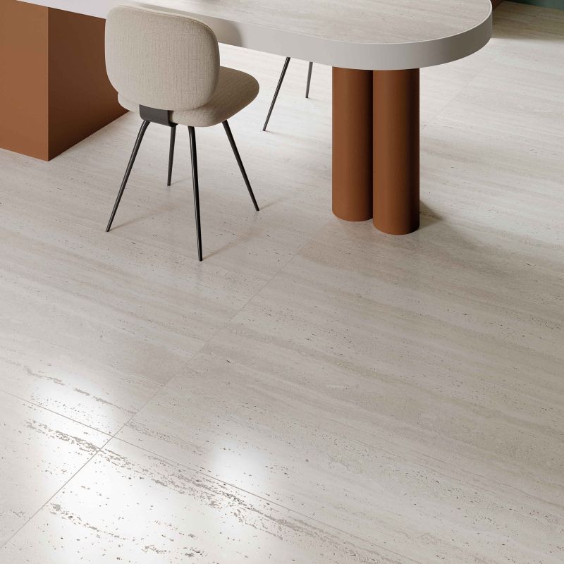 Vloer- en wandtegel Milano White Antic 60x120 rett - foto 2