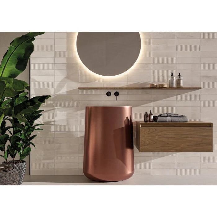 Mussa Way Ivory glans 7,5x30 - WDtegels
