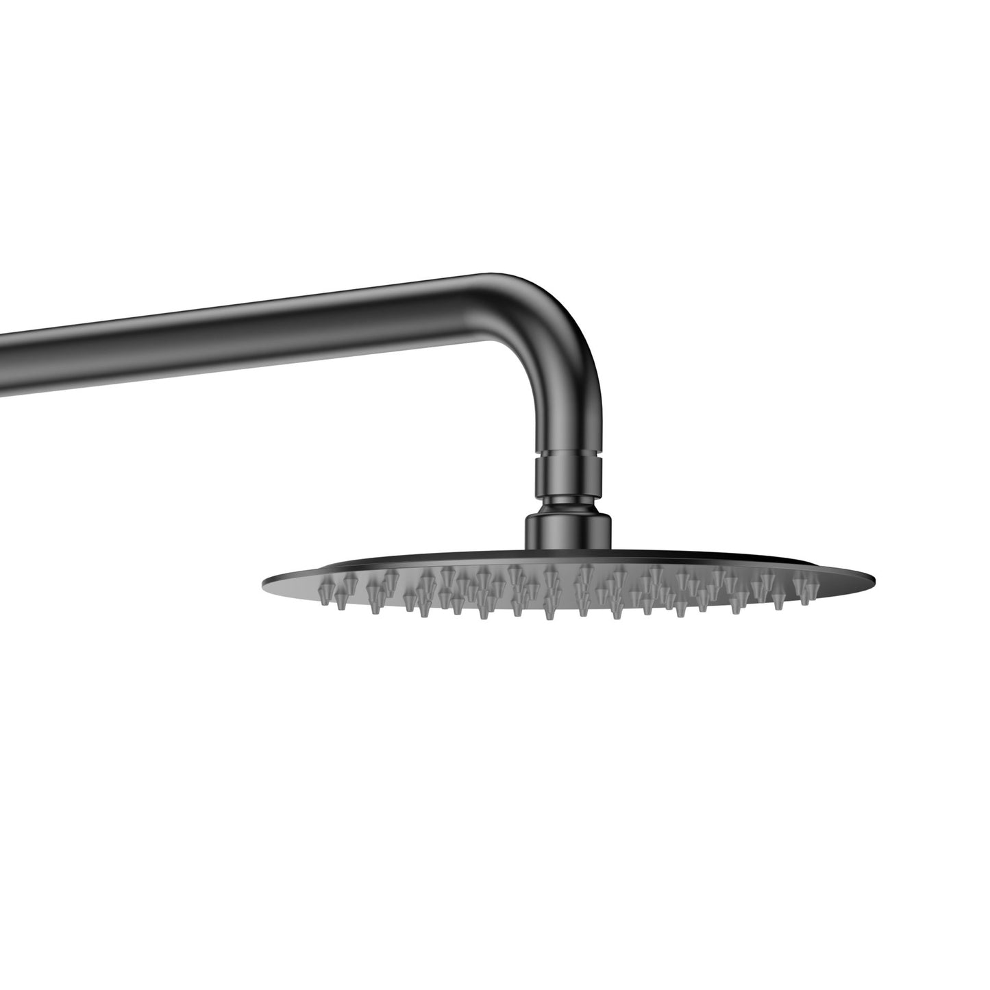 Aloni Optima Rondo Regendoucheset | Ø20cm | Thermostatisch | Opbouw | Gunmetal - WDtegels