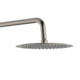 Aloni Optima Rondo Regendoucheset | Thermostatisch | Opbouw| Geborsteld RVS - WDtegels