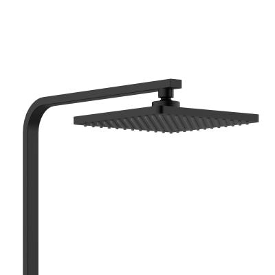 Aloni Optima Quadro Regendoucheset | 20cm | Opbouw | Thermostatisch | Mat Zwart - WDtegels