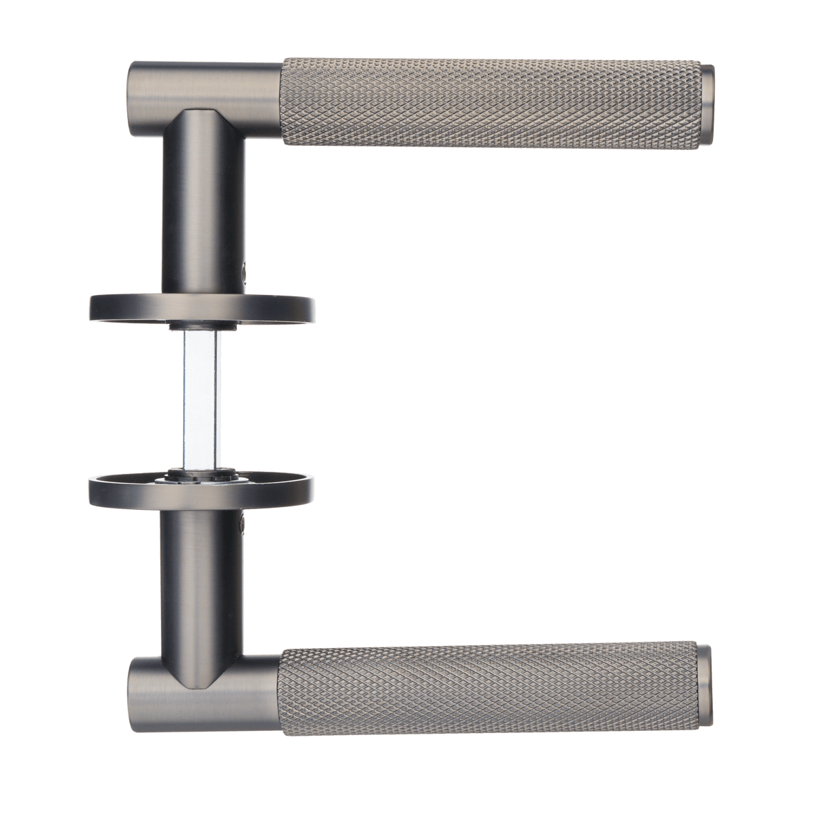 Deurklink Basio in gun metal