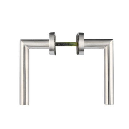 Deurklink Volano in RVS met sleutelgat 56 mm