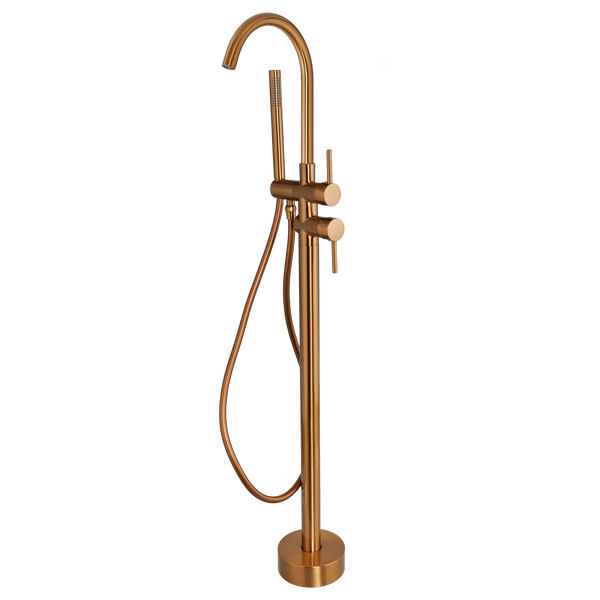 Armonio - Vrijstaande Badkraan Brons - met Handdouche