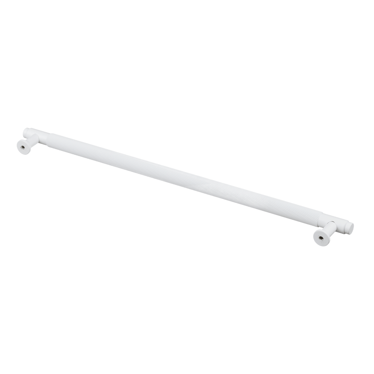 Meubelgreep in wit met diamond cut structuur, hartafstand 320 mm, lengte 352 mm