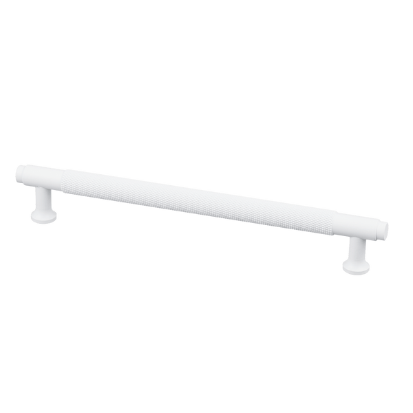 Handgreep Wit - diamond cut - 192mm/224mm