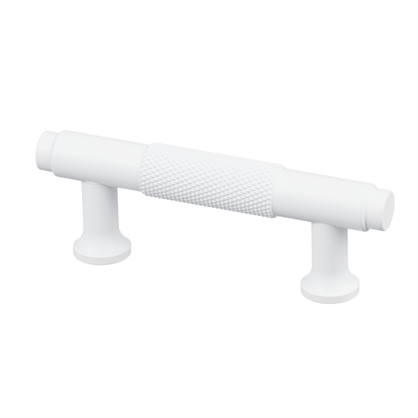 Handgreep Wit - diamond cut - 64mm/98mm