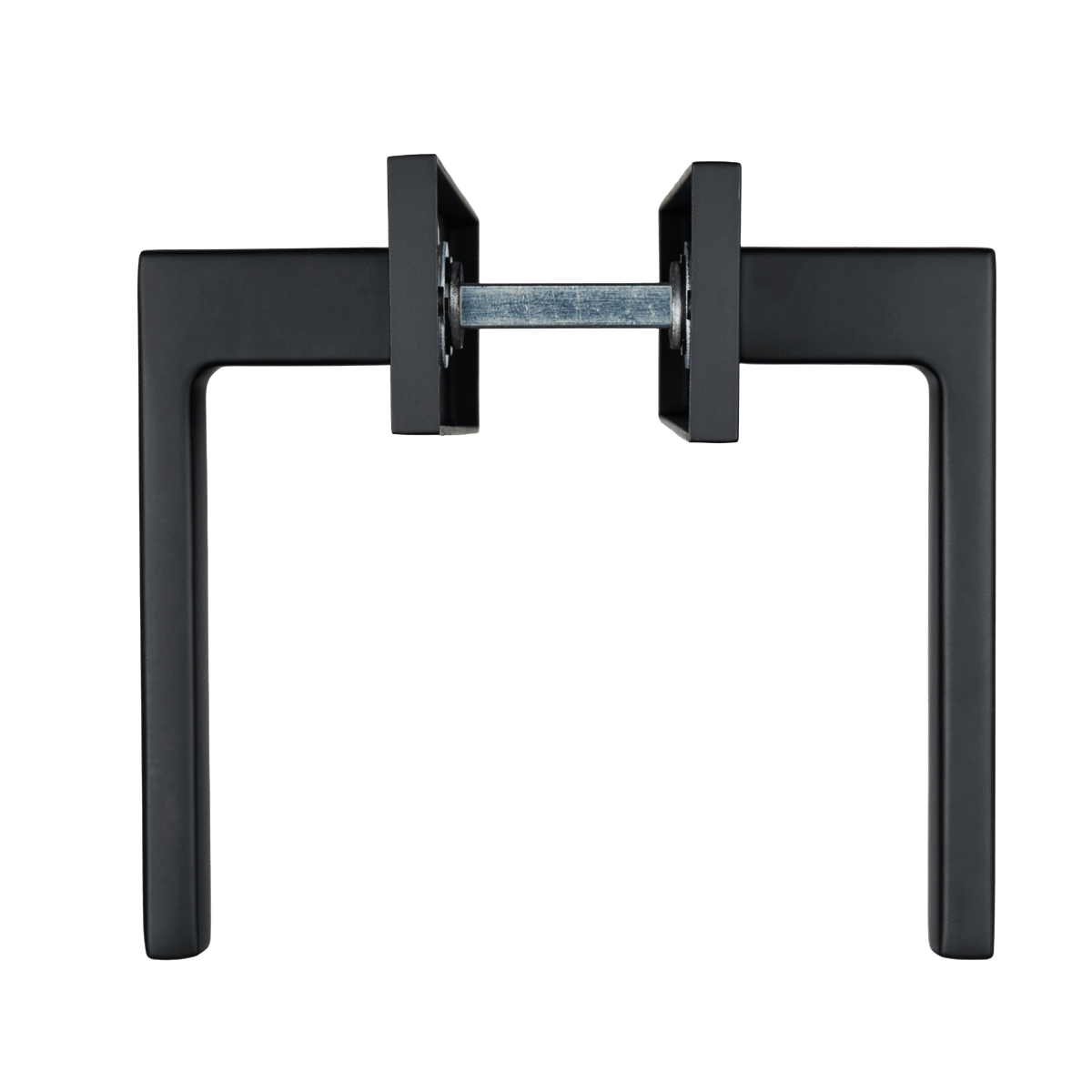 Deurklink Ravello in zwart met cilindergat 55 mm