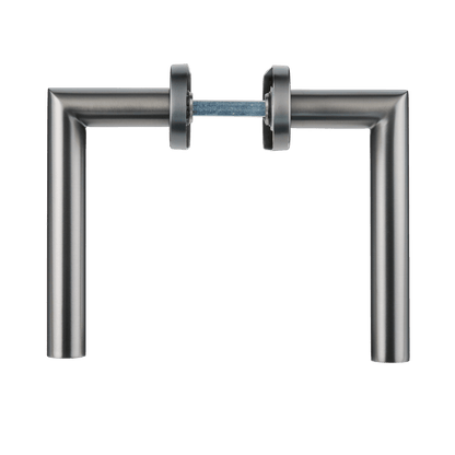 Deurklink Silvano in gun metal