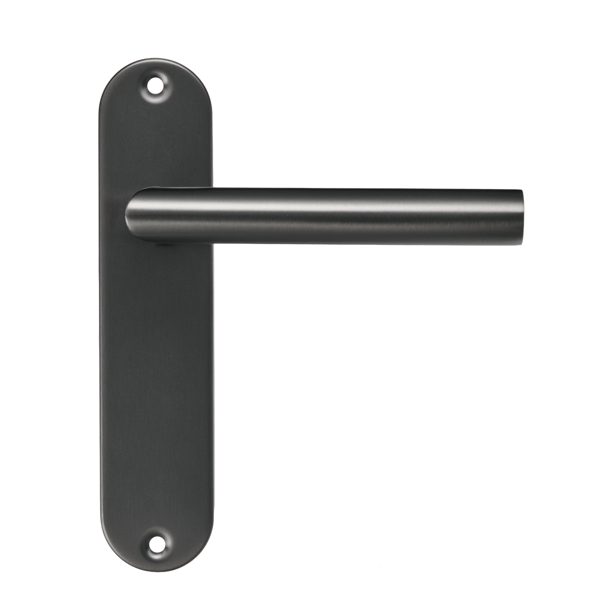 Deurklink Silvano in gun metal