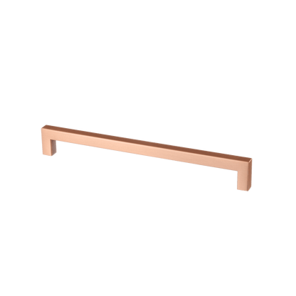Meubelgreep in koper, hartafstand 224 mm, lengte 236 mm
