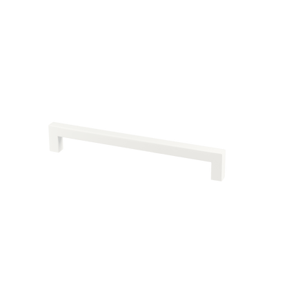 Meubelgreep in wit, hartafstand 192 mm, lengte 204 mm