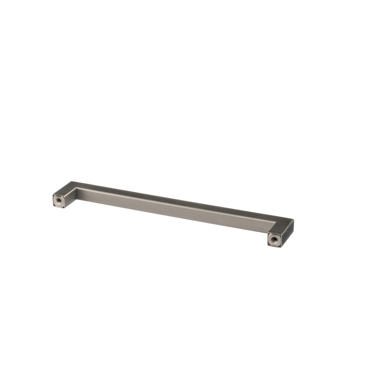 Meubelgreep in gun metal, hartafstand 192 mm, lengte 204 mm
