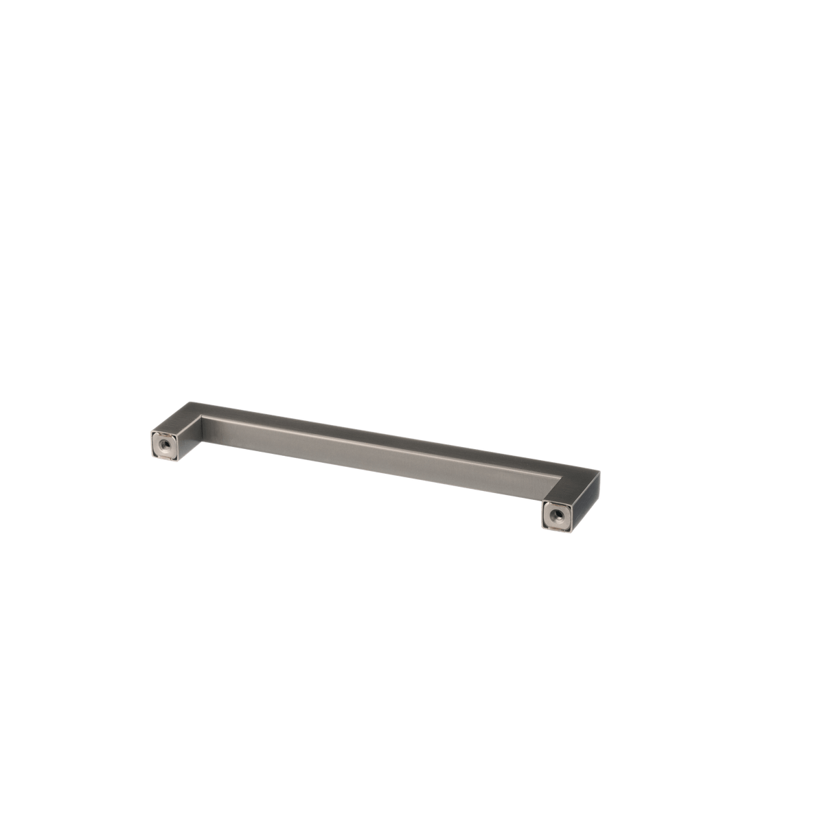 Meubelgreep in gun metal, hartafstand 160 mm, lengte 172 mm