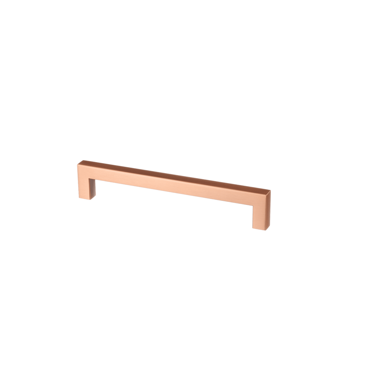 Meubelgreep in koper, hartafstand 160 mm, lengte 172 mm