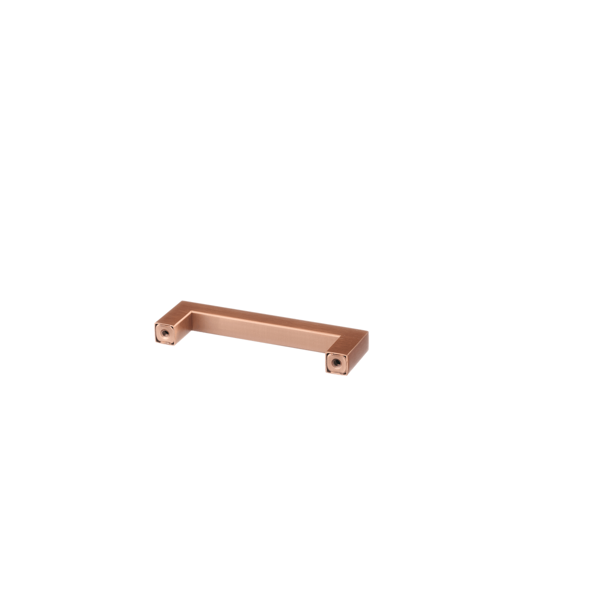 Meubelgreep in koper, hartafstand 96 mm, lengte 108 mm