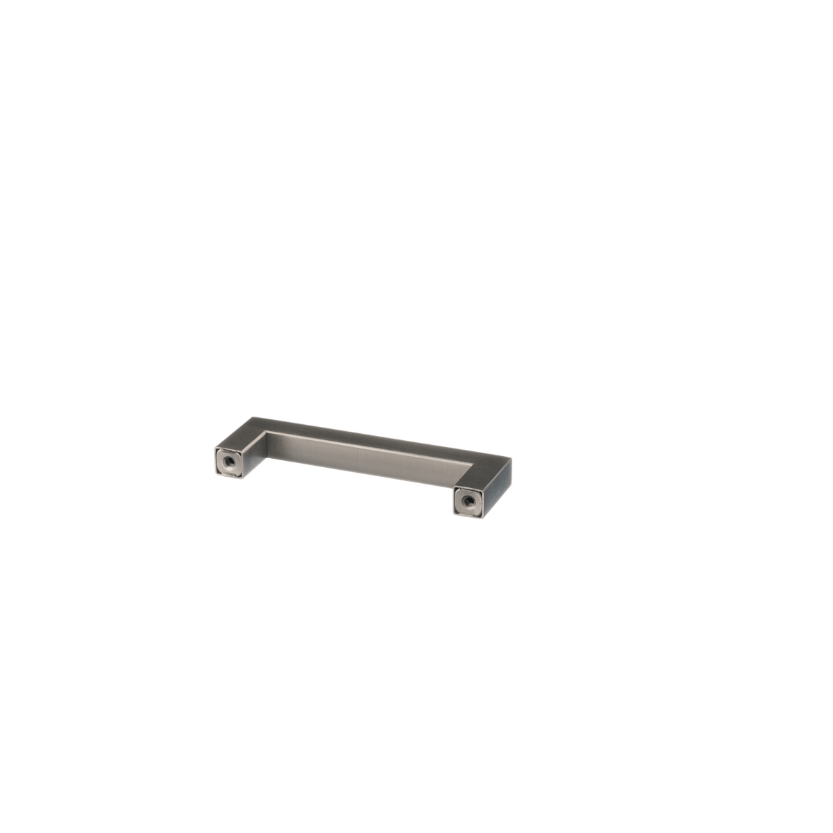 Meubelgreep in gun metal, hartafstand 96 mm, lengte 108 mm