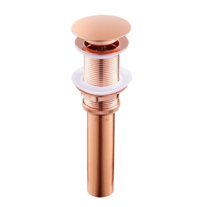 Clickwaste afvoerplug Fluezza in rosé koper