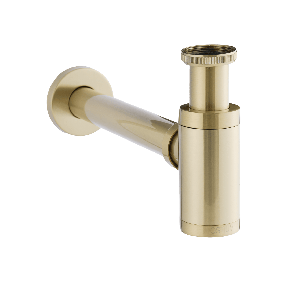 Wastafelsifon Scarini in mat goud