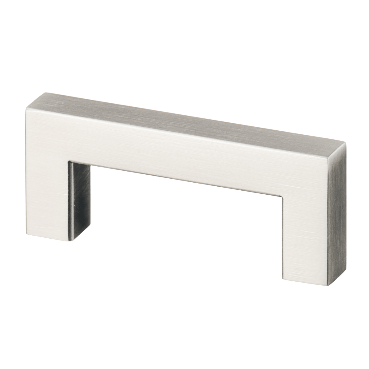 Meubelgreep in RVS, hartafstand 64 mm, lengte 76 mm