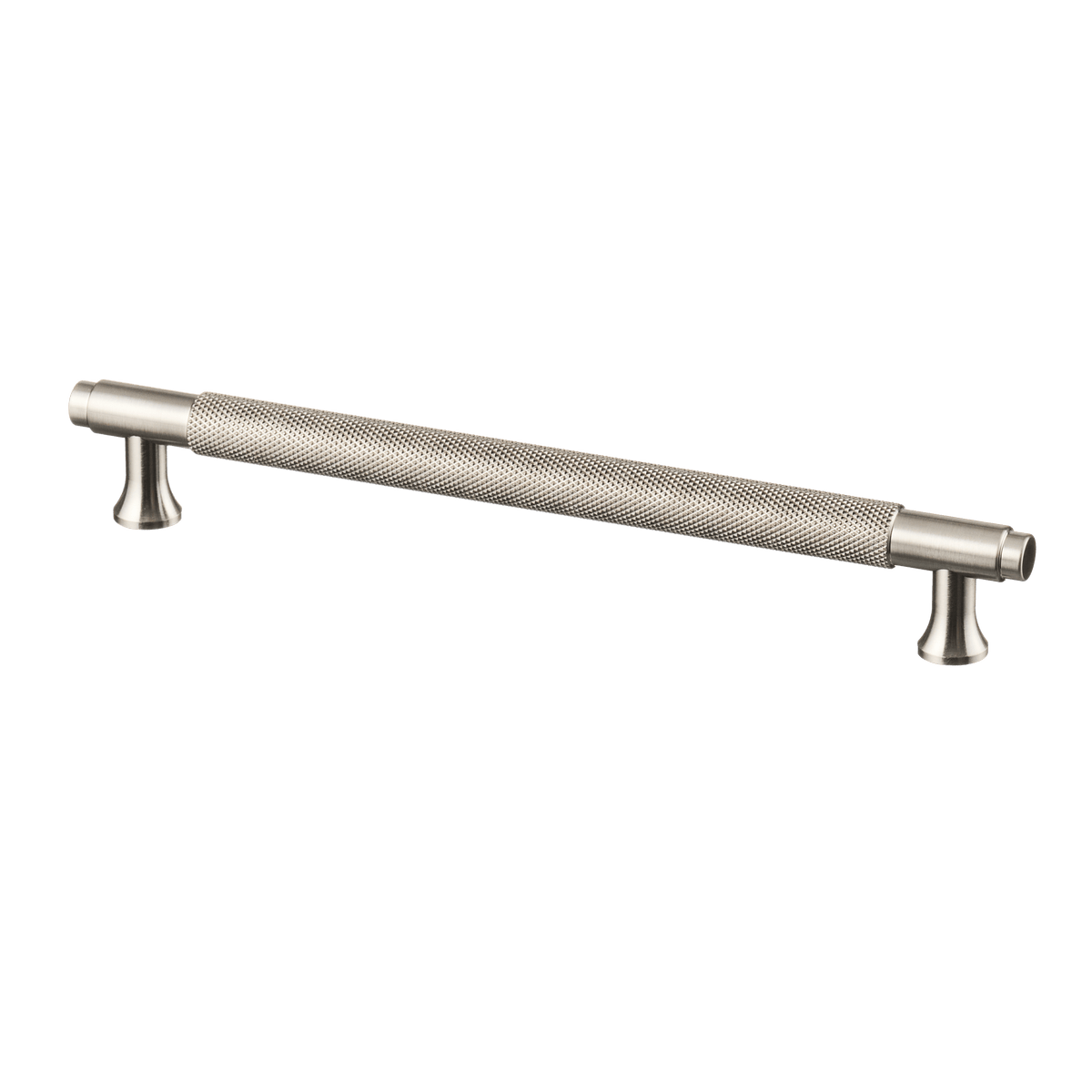 Meubelgreep in RVS met diamond cut structuur, hartafstand 192 mm, lengte 224 mm