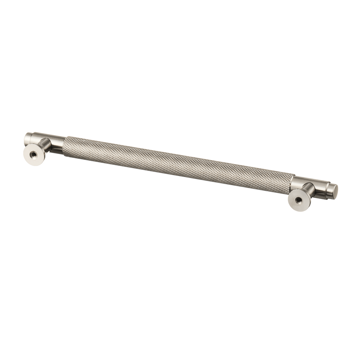 Meubelgreep in RVS met diamond cut structuur, hartafstand 192 mm, lengte 224 mm