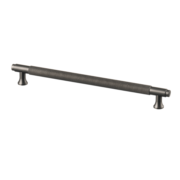 Handgreep Gun Metal - diamond cut - 224mm/256mm