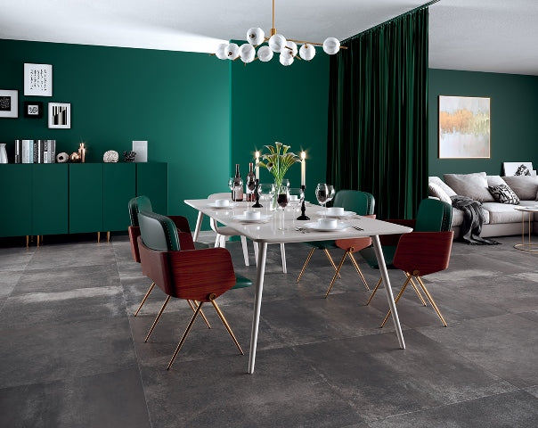 Vloer- en wandtegel Oxid Carbon 60x60 rett - foto 2