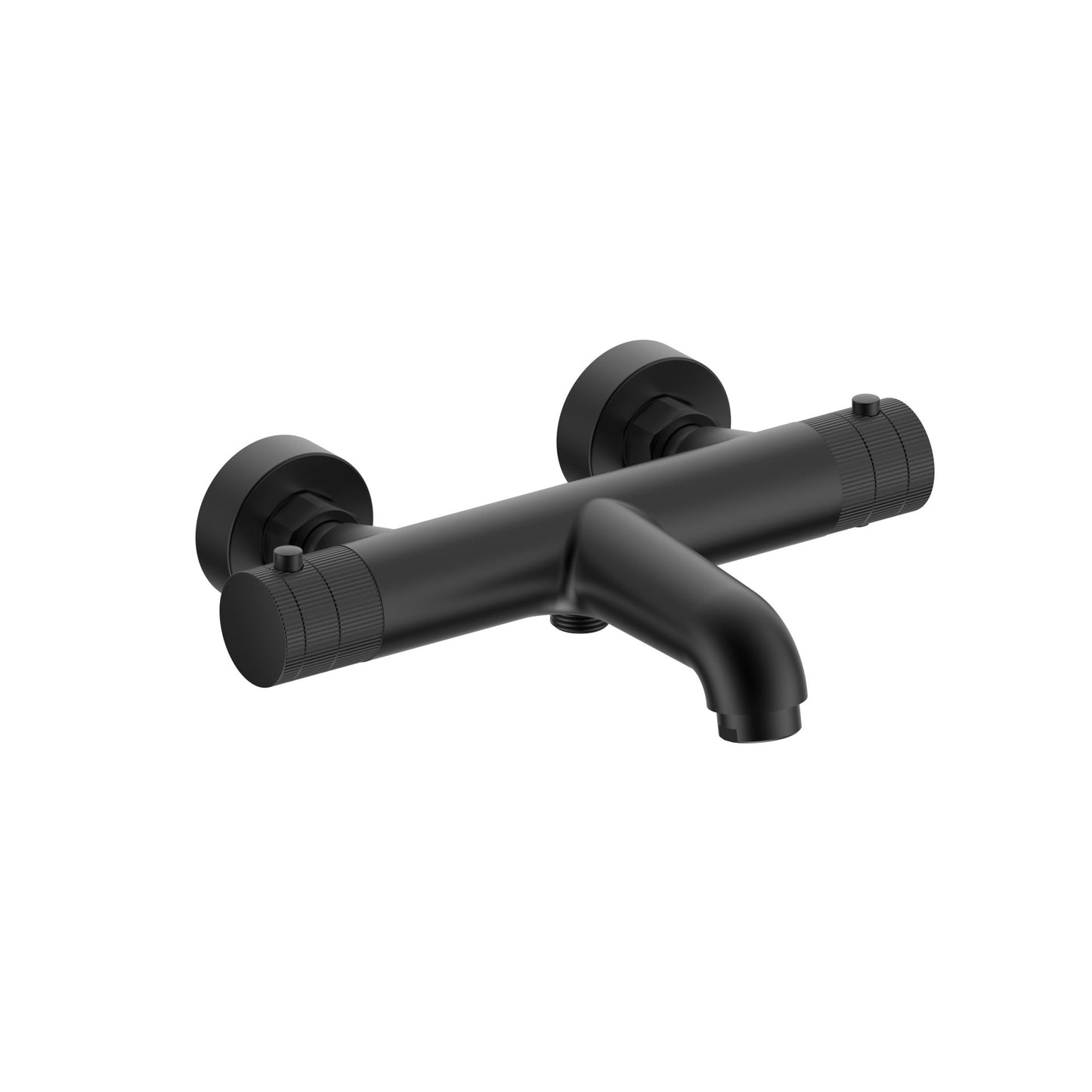 Stria Badmengkraan | Thermostatisch | Opbouw | Mat Zwart PVD - WDtegels