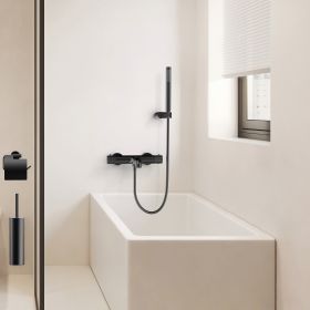 Stria Badmengkraan | Thermostatisch | Opbouw | Mat Zwart PVD - WDtegels