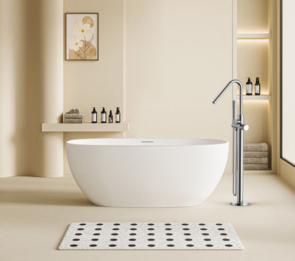 Stria Badmengkraan Vrijstaand + Handdouche + Doucheslang | Thermostatisch | Chroom - WDtegels