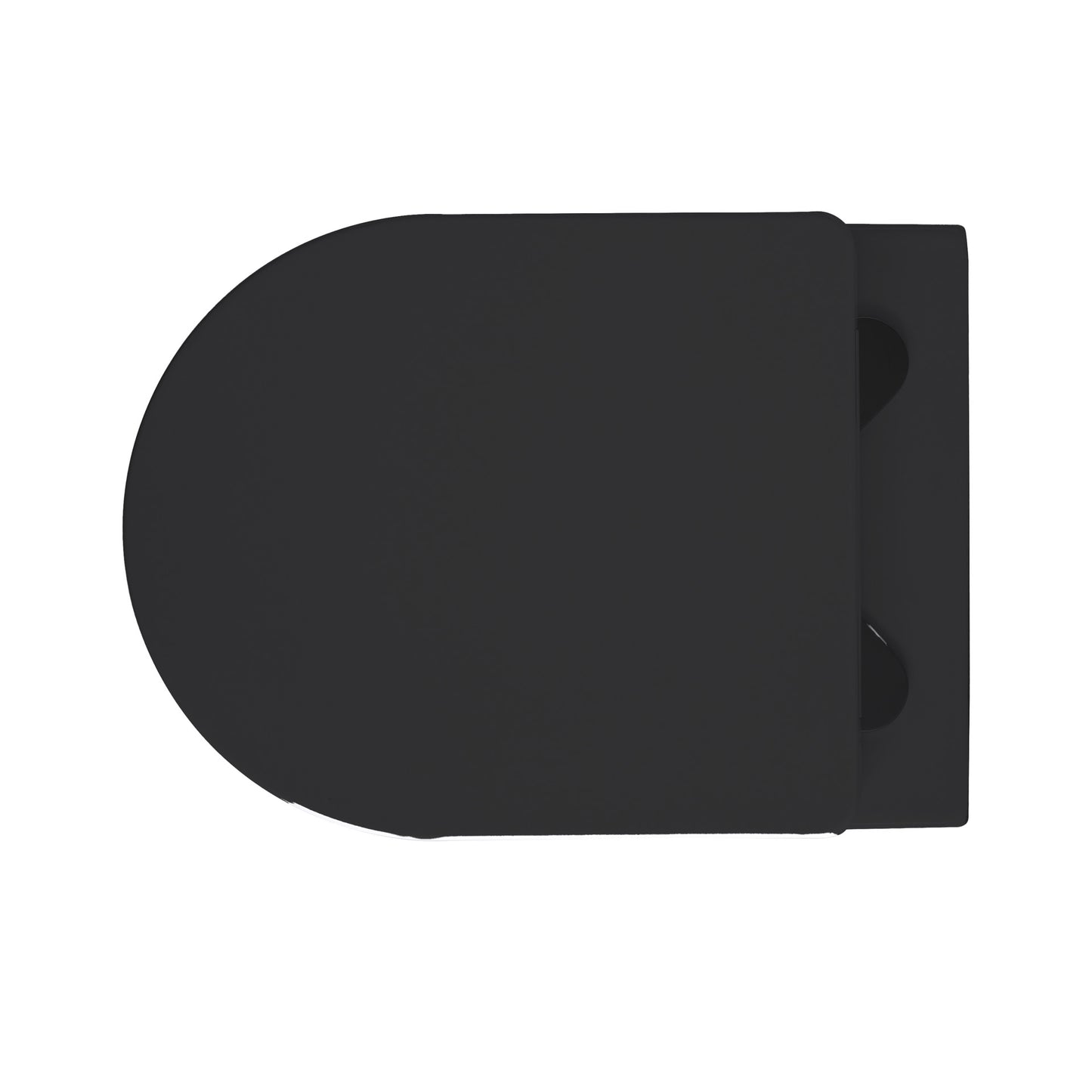 Aloni Pro Hangend Toilet | 36x25x49cm | Randloos | met Zitting | Soft Close | Quick Release | Compact | Mat Zwart - WDtegels