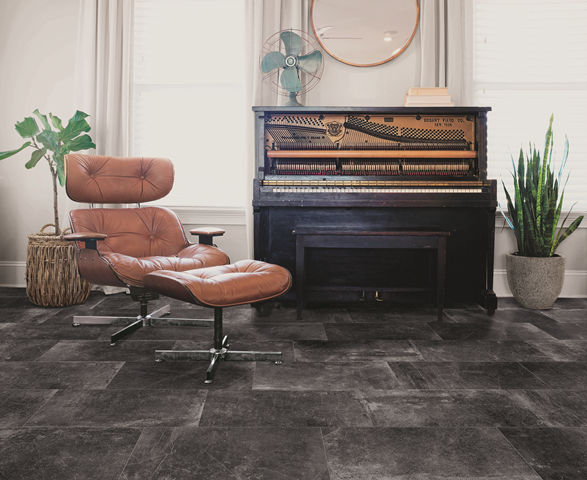 Vloer- en wandtegel Pan Black 100x100 rett - foto 3