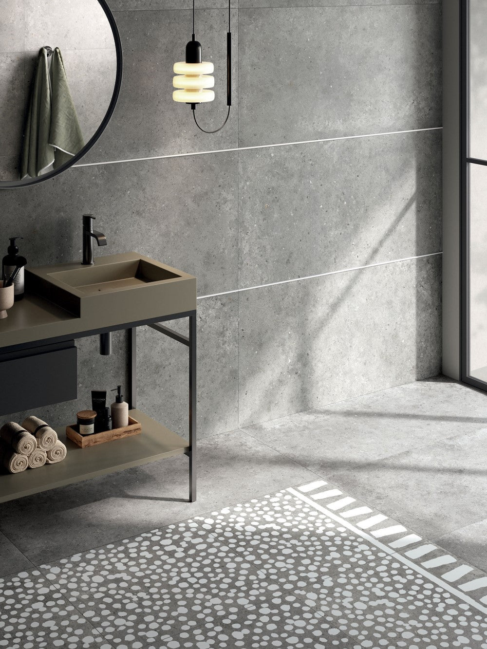 Vloer- en wandtegel Piren Grey 120x120 rett - foto 2
