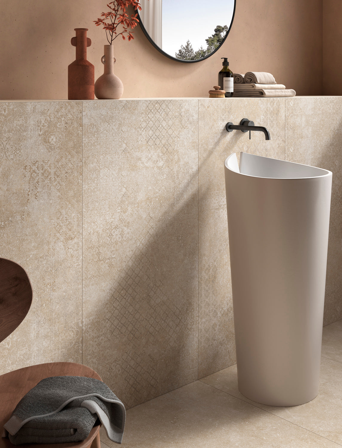 Vloer- en wandtegel Pora Beige 60x119,8 rett - foto 3