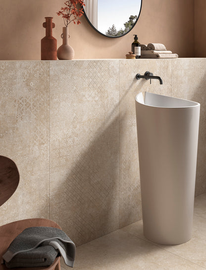 Vloer- en wandtegel Pora Beige Decor 60x119,8 rett - foto 3