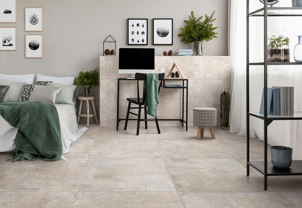 Vloer- en wandtegel Pora Beige 60x60 rett - foto 4