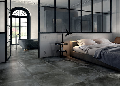 Vloer- en wandtegel Red Dark Grey 80x80 rett - foto 2