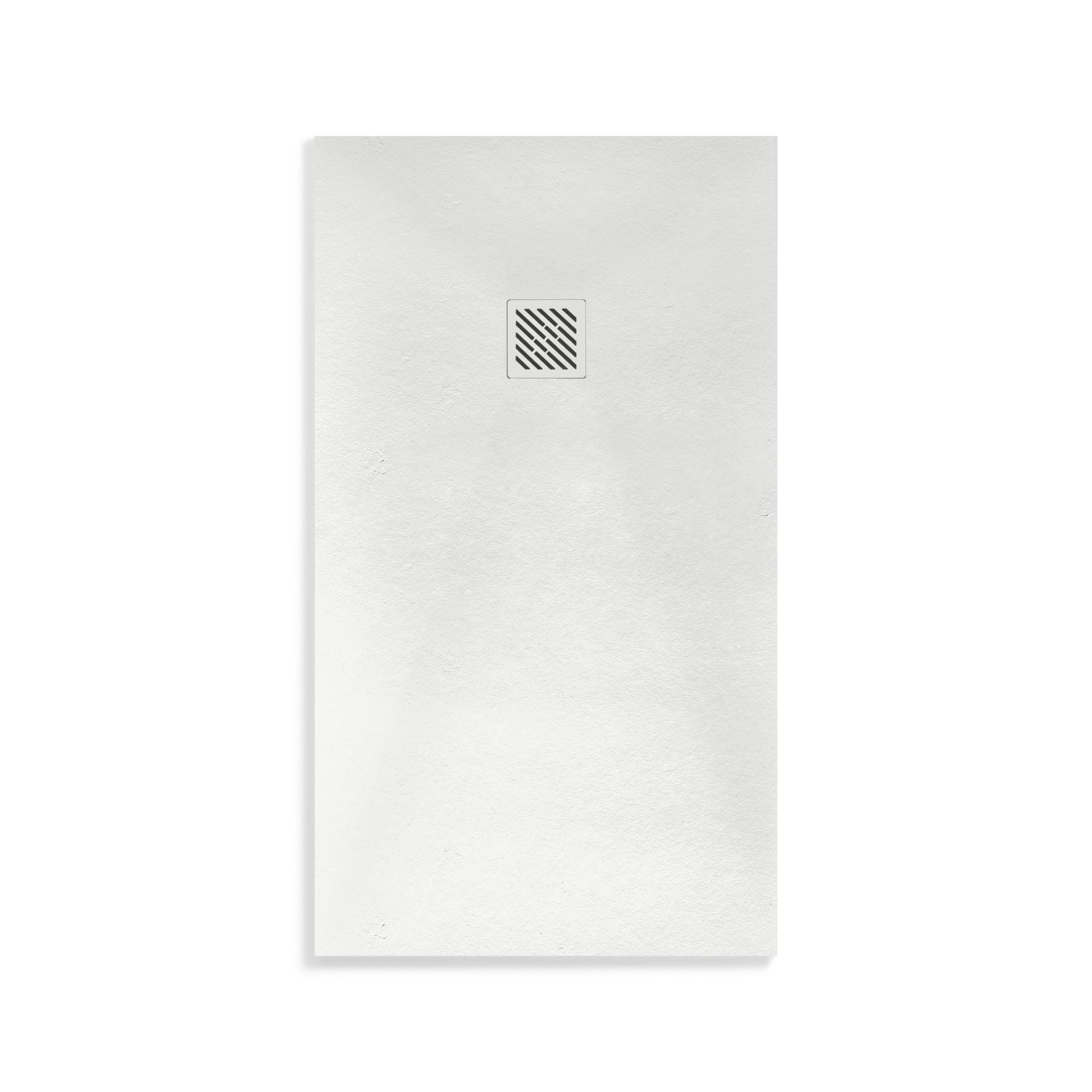 Aloni Madison Douchebak | 90x90x3cm | Composiet | Mat Wit - WDtegels