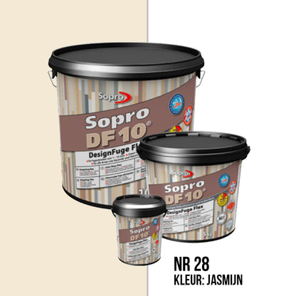 Voegmortel Sopro DF 10 Flexibel jasmijn nr. 28 1kg - WDtegels