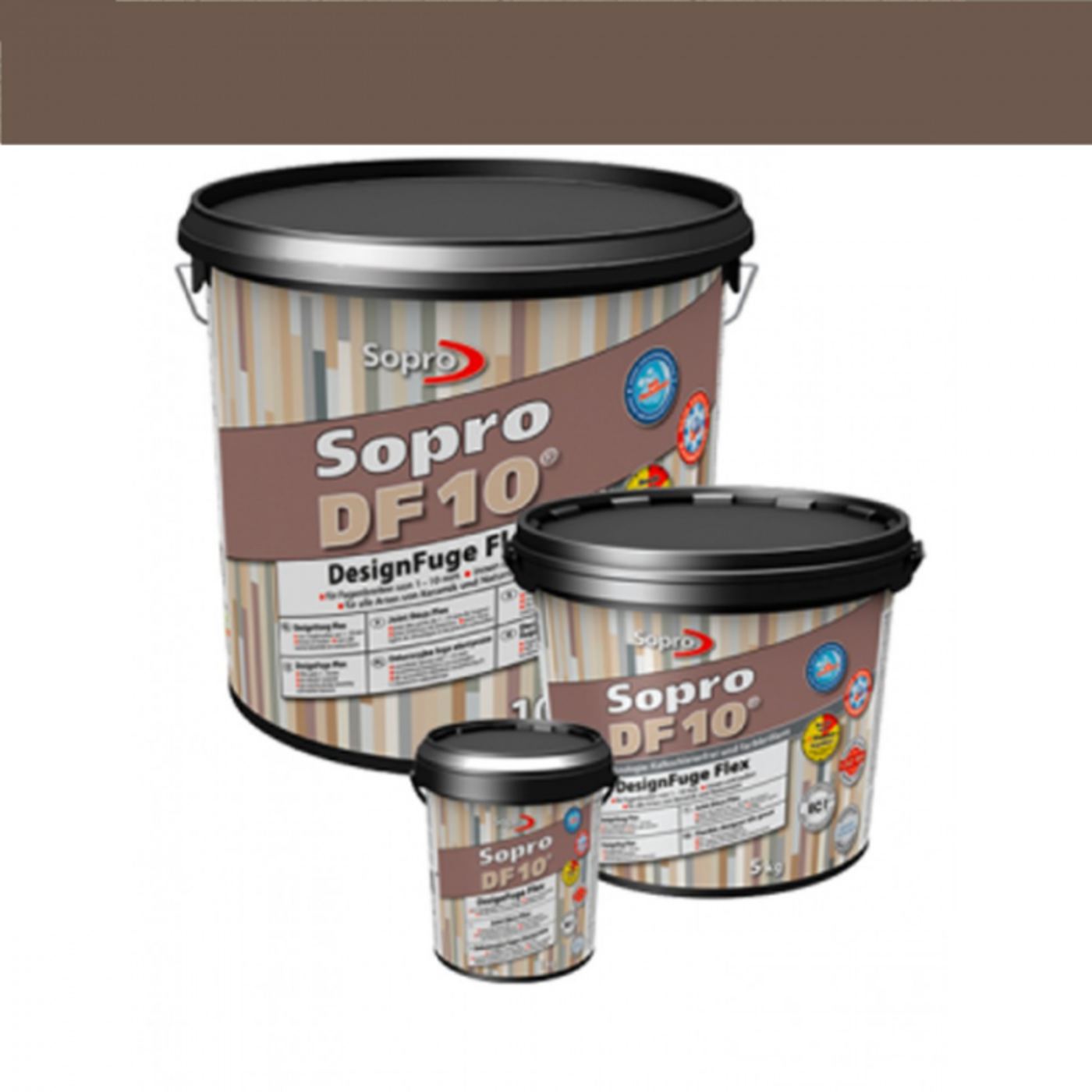 Voegmortel Sopro DF 10 Flexibel mahonie nr. 55 5kg - WDtegels
