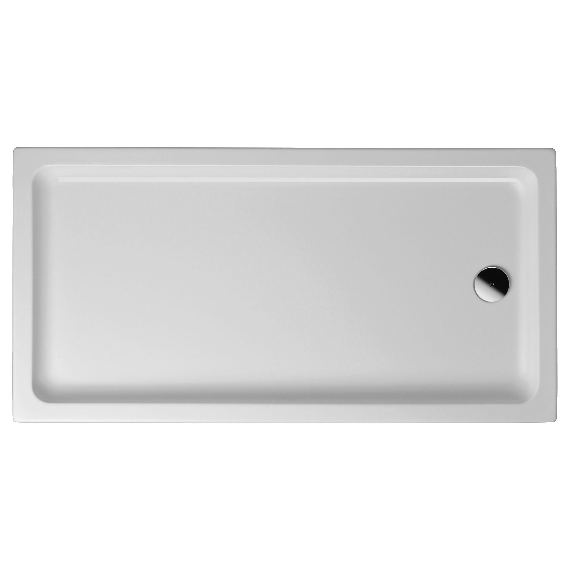 Aloni Douchebak Rechthoek | 120x80x4cm | Acryl| Glanzend Wit - WDtegels